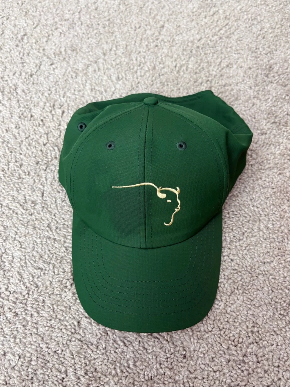 Embroidered Forest Buffalo Trace Logo Green Baseball Cap